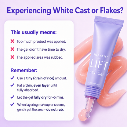 💧Instant Lift Eye Gel – Refreshes the Look of Puffiness, Dark Circles & Fine Lines