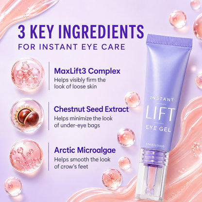 💧Instant Lift Eye Gel – Refreshes the Look of Puffiness, Dark Circles & Fine Lines
